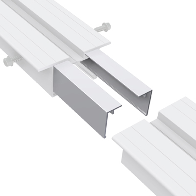 SOL-50 XL-Vertikalverbinder 2x100mm pressblank